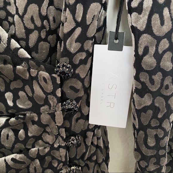 NWT ASTR The Label Leopard Print Dress - Picture 5 of 7